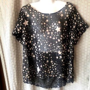 American Rag sheet short sleeve top